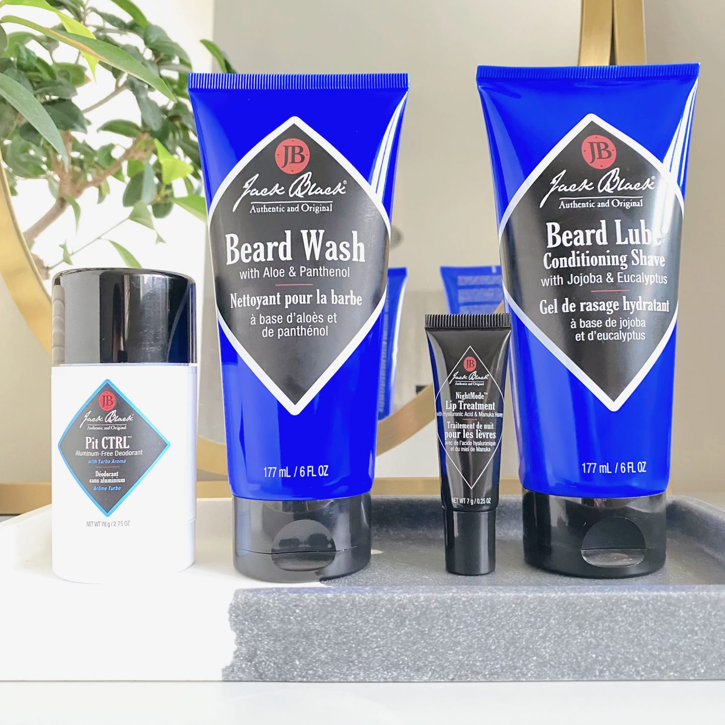 Jack Black Beard Lube Conditioning Shave Jack Black NightMode Lip Treatment Jack Black Pit CTRL Jack Black Beard Wash