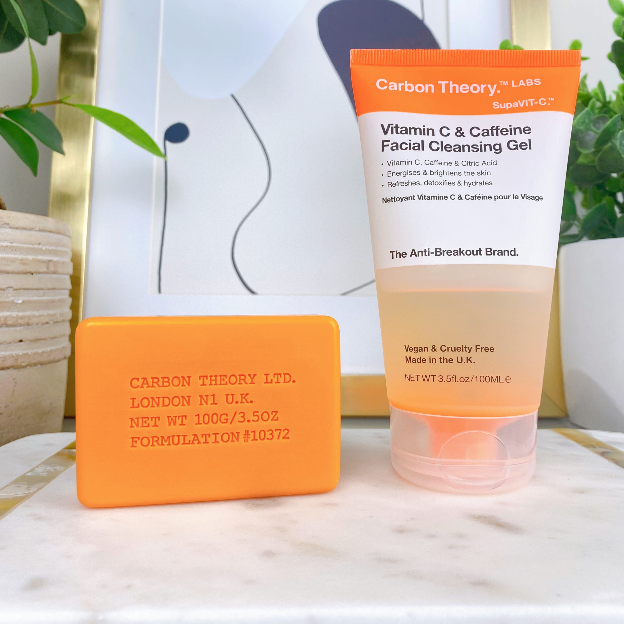 Carbon Theory Niacinamide Face Wash Bar - Pore Cleanser & Blackhead Re Facial Cleansing Bar With Citric Acid Vegan Face Wash For Acne Prone Skin Blemish Prone Skin Vaporeize 80g