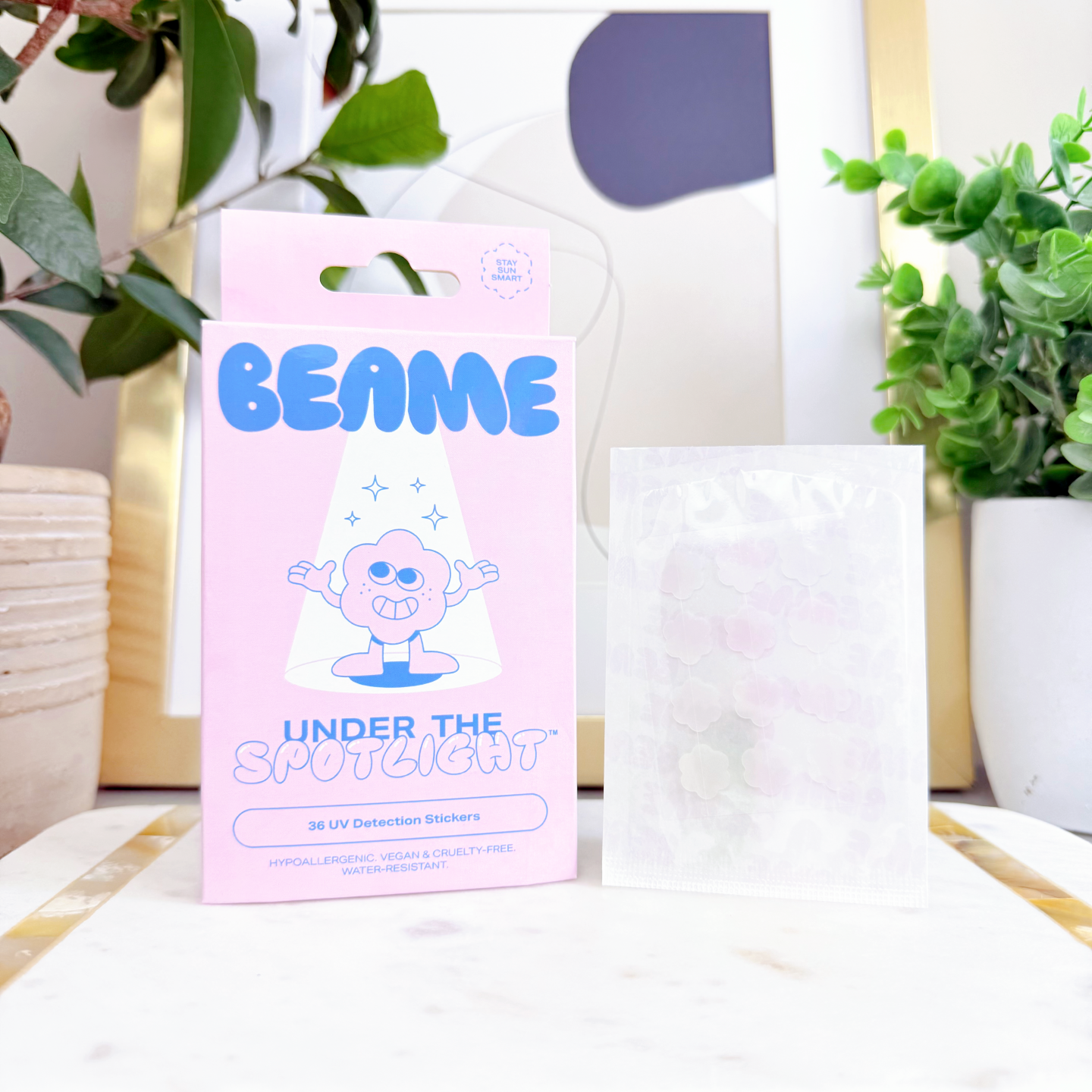 BEAME Under The Spotlight UV Detection Stickers