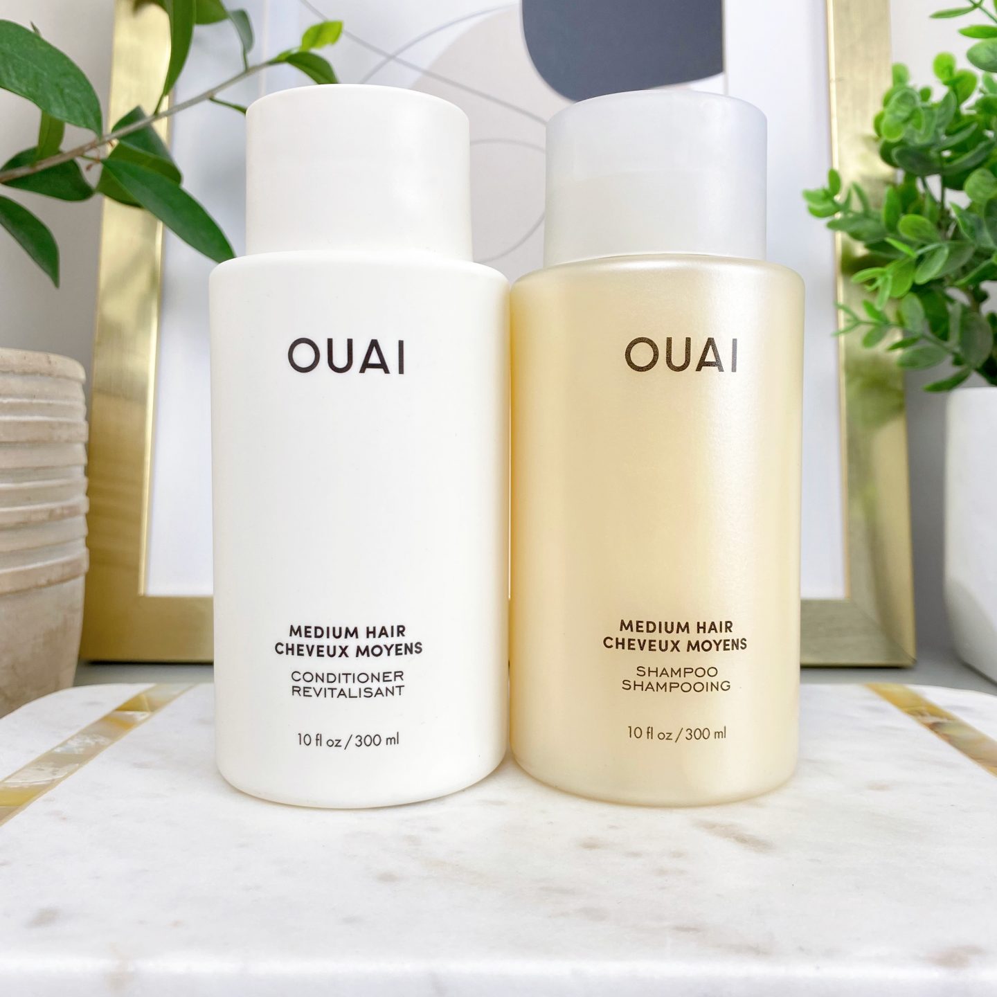 Ouai Medium Hair Shampoo and Conditioner
